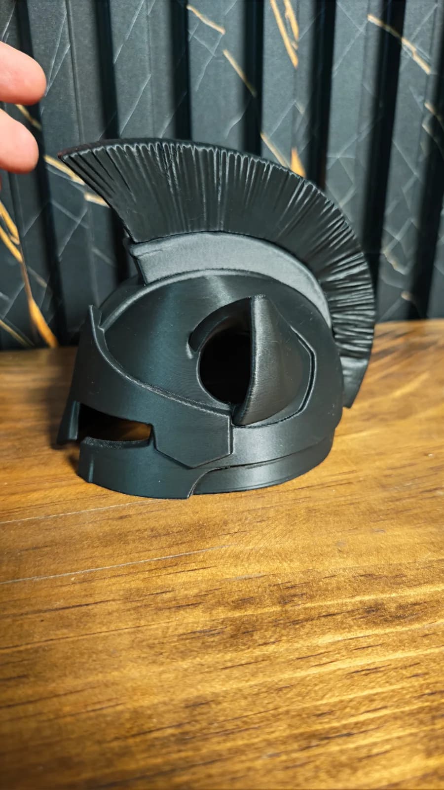 Casco espartano, impresión 3D de Estamparte