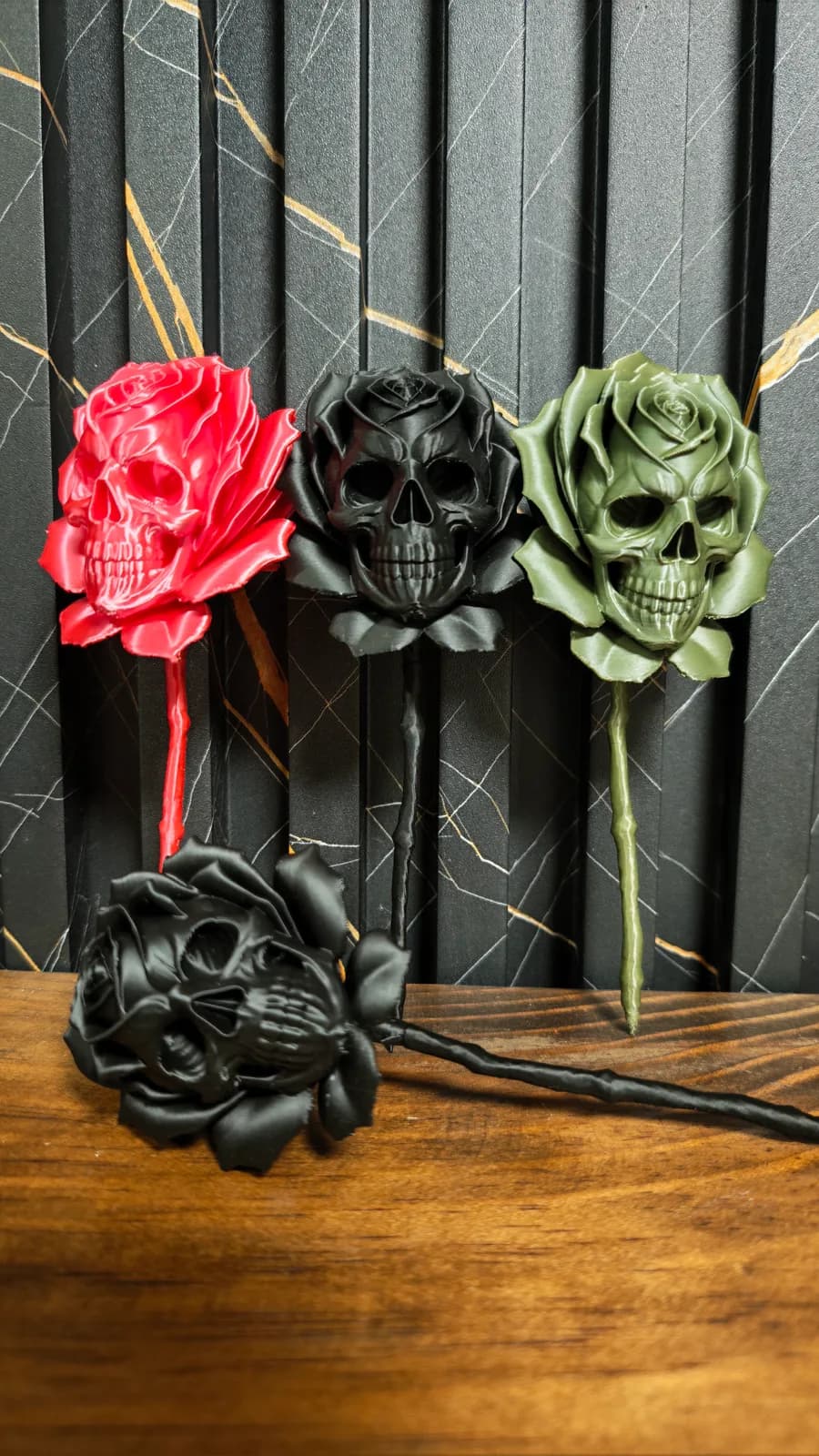 Rosa calavera, impresión 3D de Estamparte