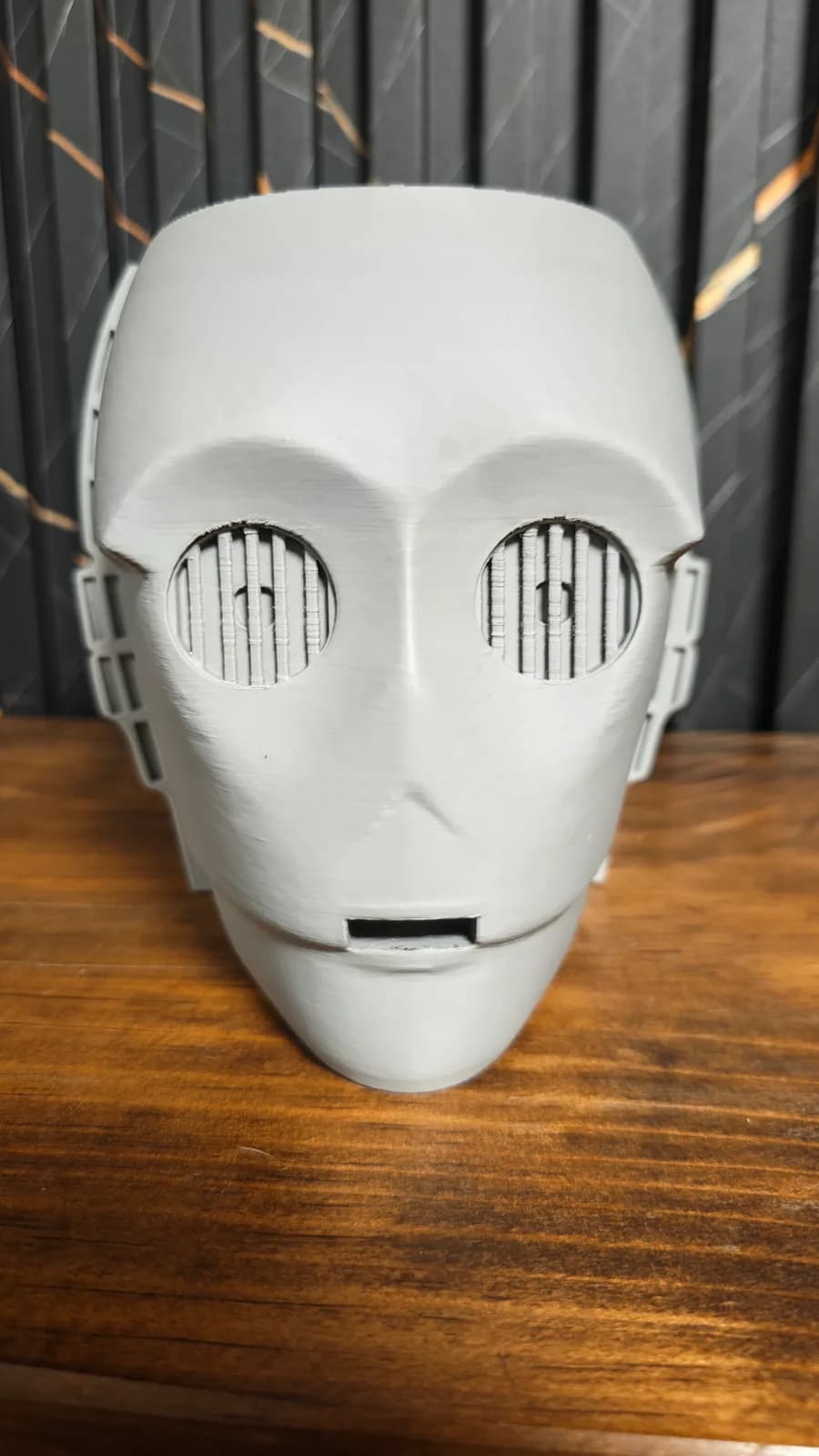 Maceta cabeza de droide, impresión 3D de Estamparte