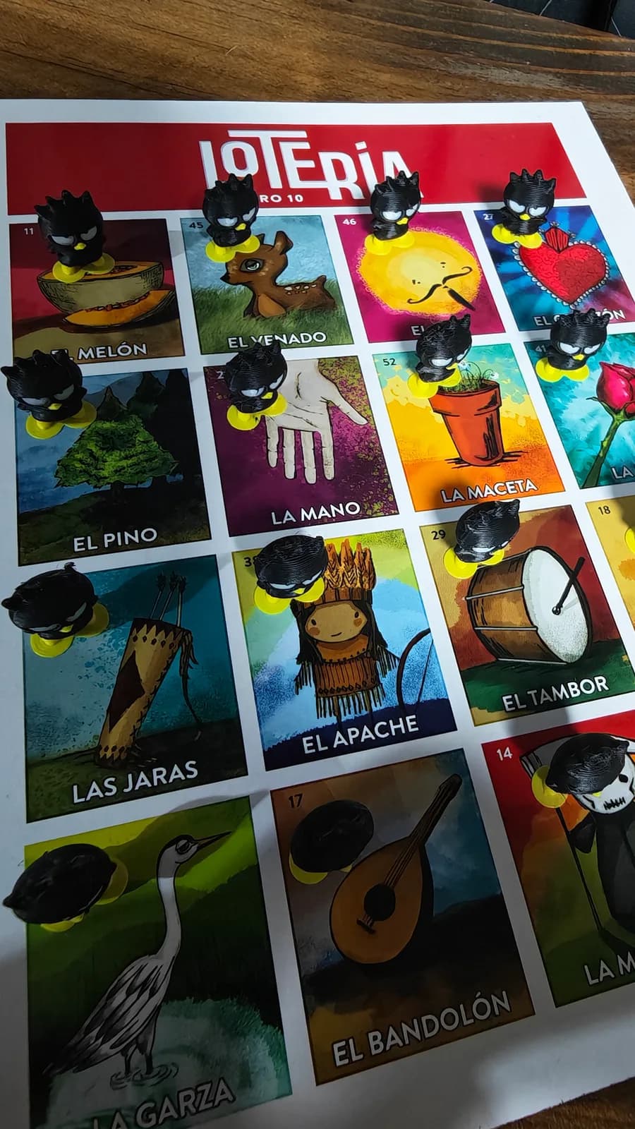 Fichas 3D para lotería, impresión 3D de Estamparte