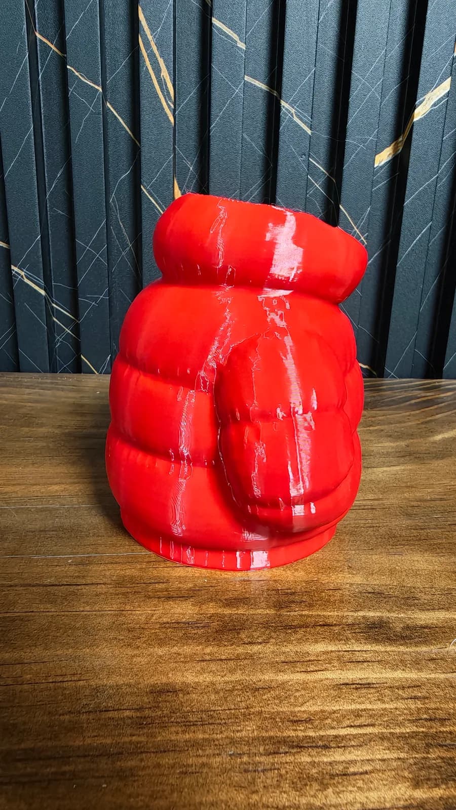 Maceta chamarra inflada, impresión 3D de Estamparte