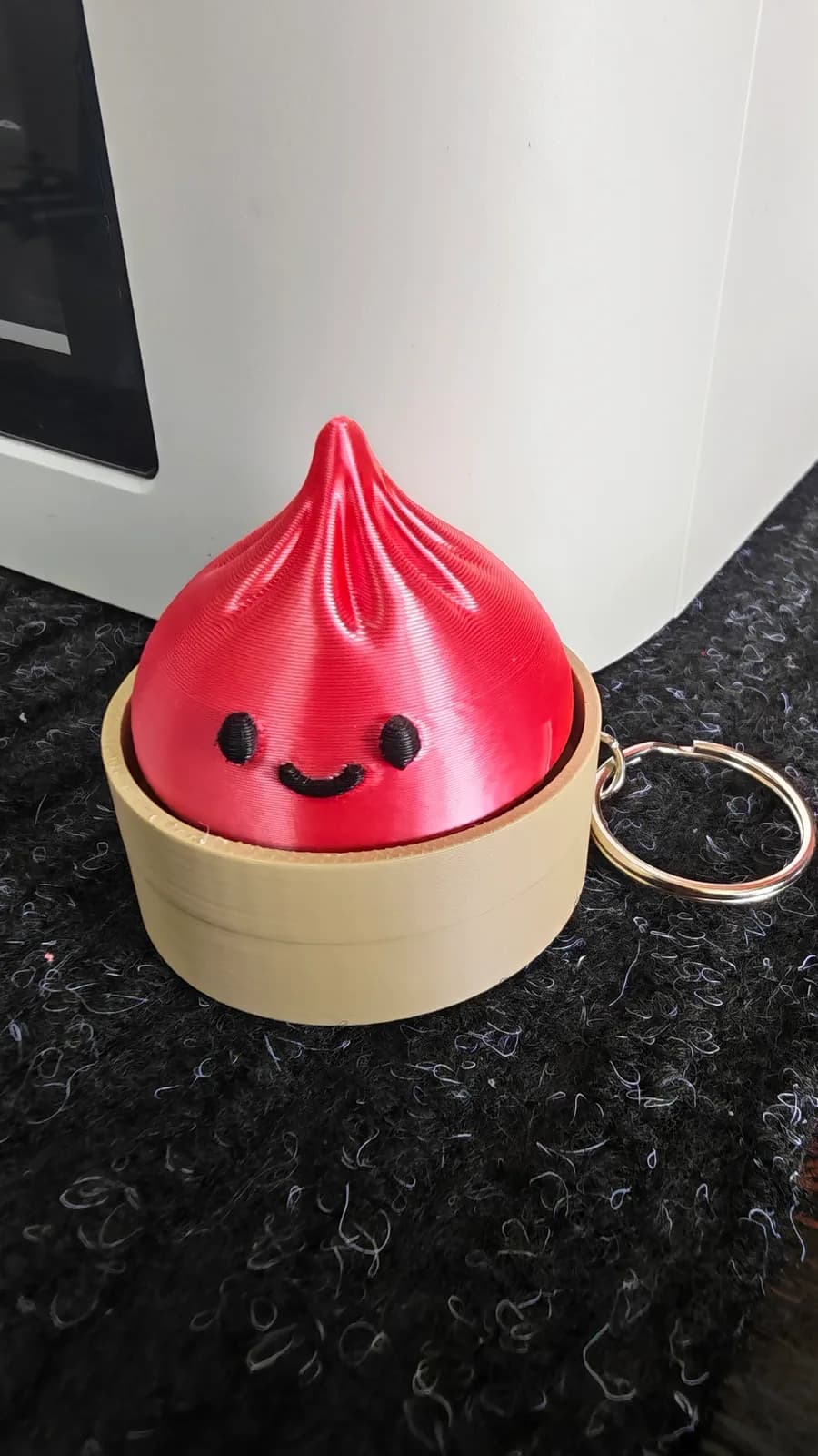 Llavero bao con carita, impresión 3D de Estamparte
