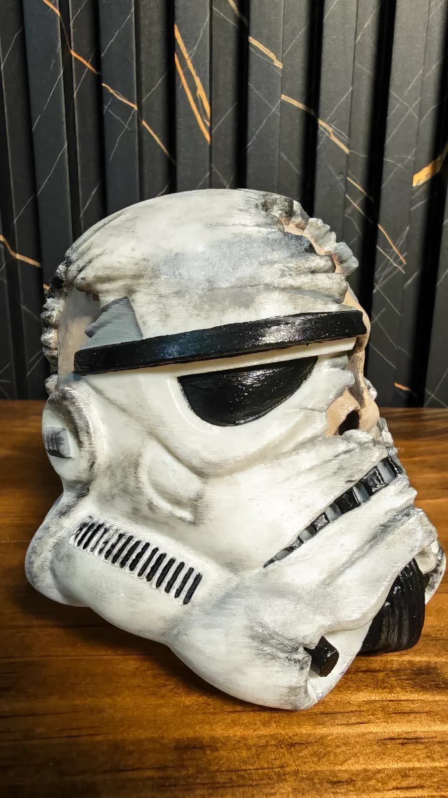 Maceta casco galáctico con calavera, impresión 3D de Estamparte