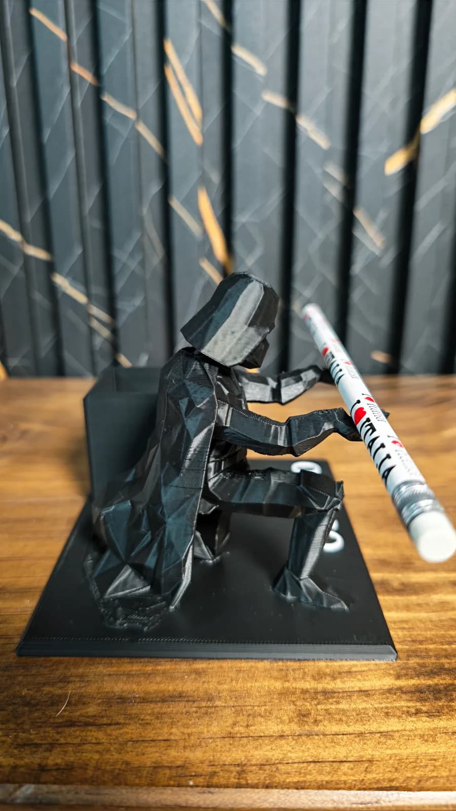 Organizador de escritorio con tu nombre, impresión 3D de Estamparte
