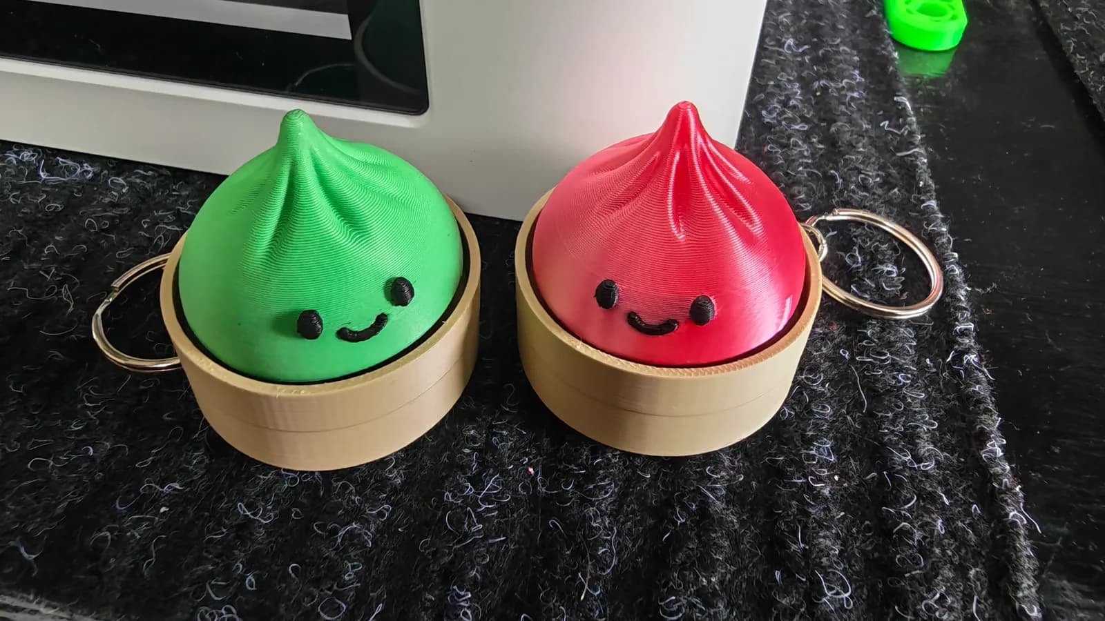 Llavero bao con carita, impresión 3D de Estamparte